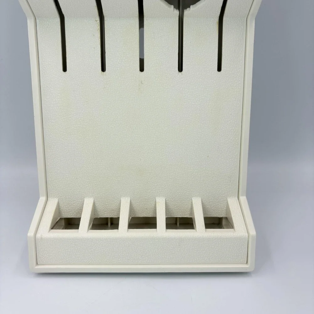 Cutco Knife Holder White Plastic Wall Mount‎ Drawer Tray 1720 USA Made Kitchen